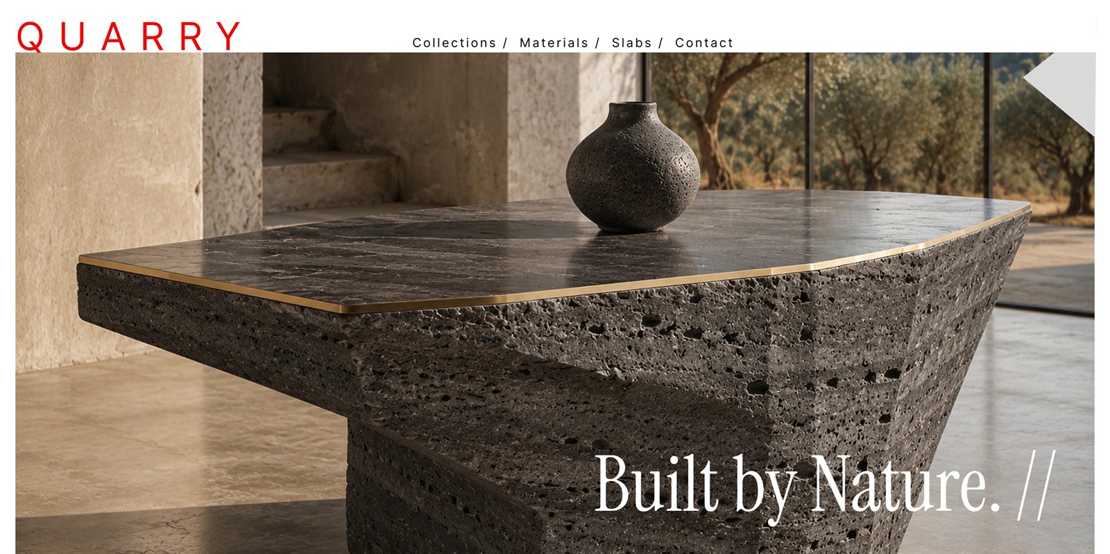 Quarry — website hero